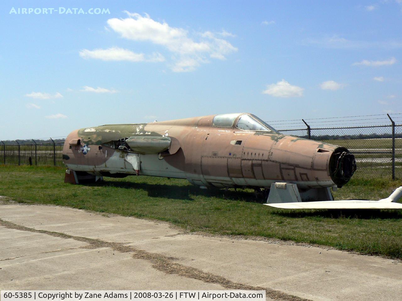 60-5385, 1960 Republic F-105D Thunderchief C/N D235, Vietnam Combat Veteran - Currently at  Fort Worth Veterans Memorial Airpark  - to MASDC as FK0042 May 29, 1981  -   Noted early 2003 at English