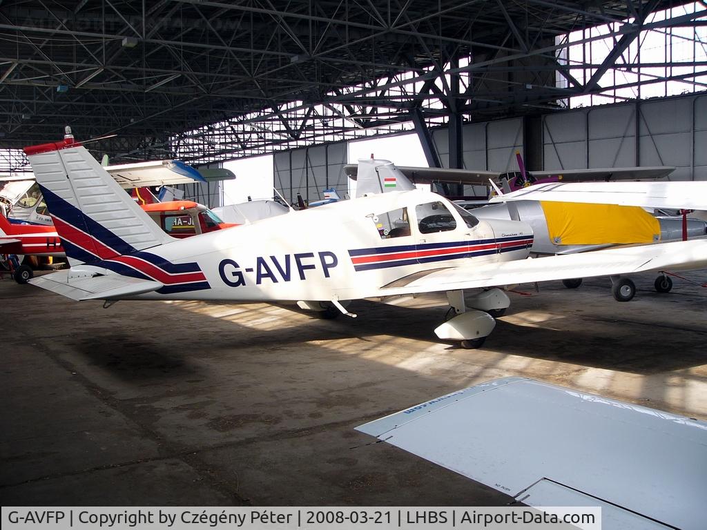 G-AVFP, 1967 Piper PA-28-140 Cherokee C/N 28-22652, In the main hangar at Budaörs.