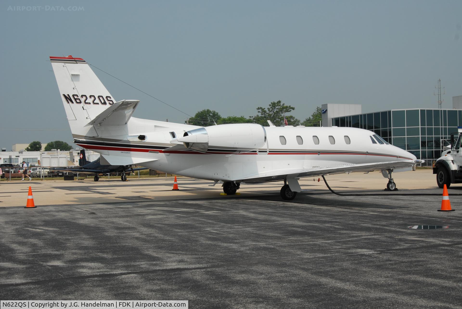 N622QS, 2002 Cessna 560XL Citation Excel C/N 560-5286, On Ramp at FDK