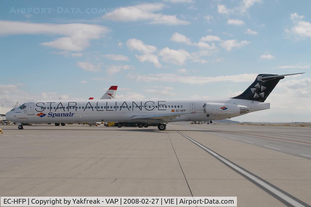 EC-HFP, 1993 McDonnell Douglas MD-82 (DC-9-82) C/N 53148/2072, Spanair MD80 in Star Alliance colors