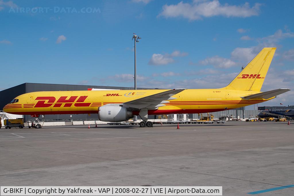 G-BIKF, 1983 Boeing 757-236/SF C/N 22177, European Air Transport Boeing 757-200 in DHL colors