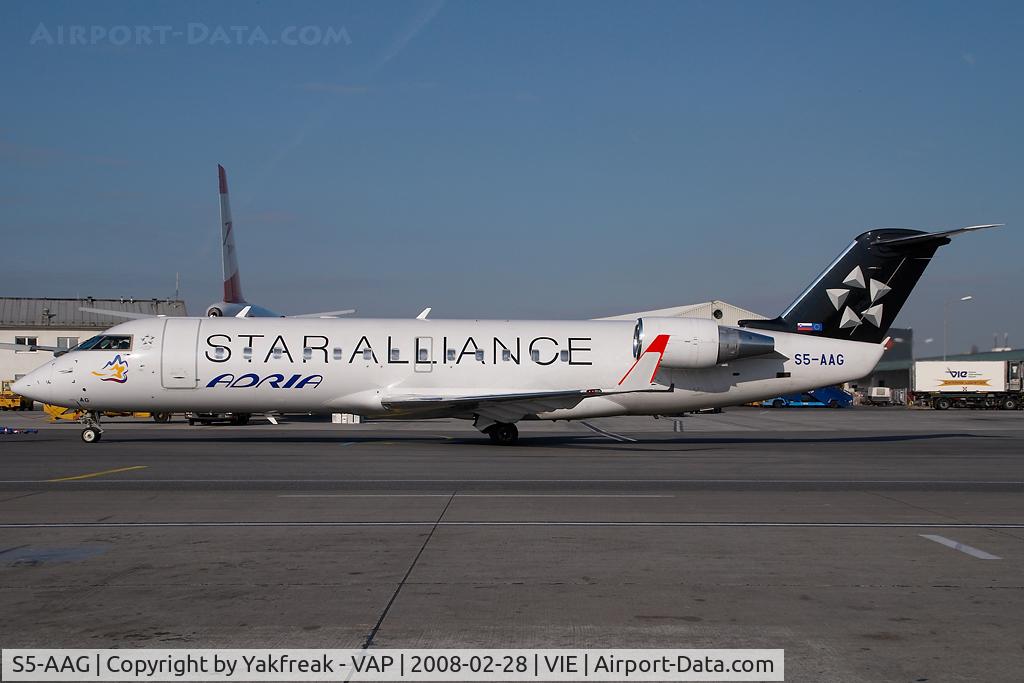 S5-AAG, 2000 Canadair CRJ-200LR (CL-600-2B19) C/N 7384, Adria Airways Canadair Regional