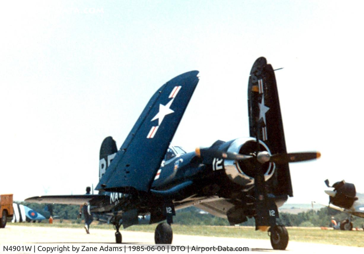 N4901W, 1951 Vought F4U-5NL Corsair C/N Not found (Bu124560), Corsair at CAF Denton Airshow