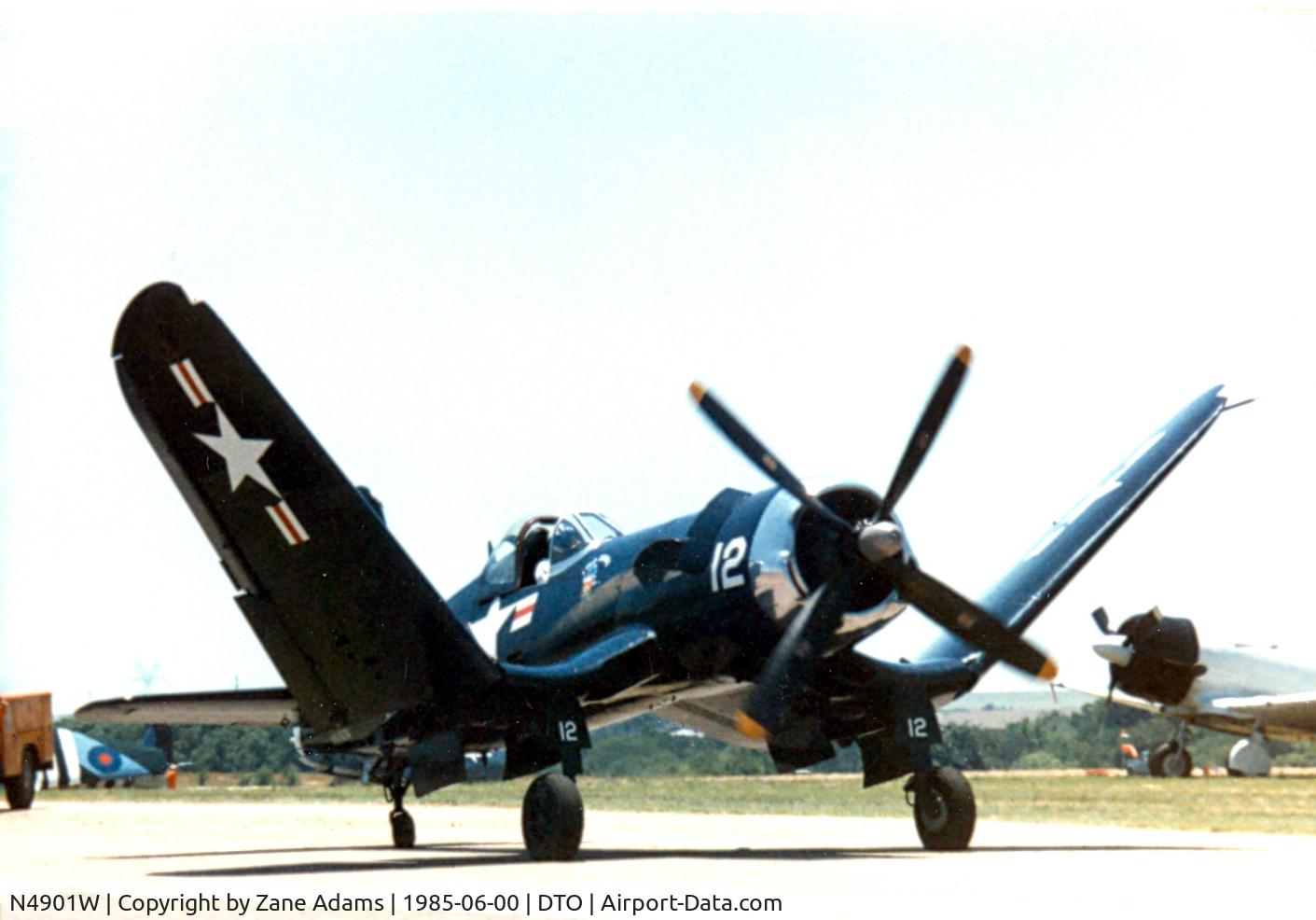 N4901W, 1951 Vought F4U-5NL Corsair C/N Not found (Bu124560), Corsair at CAF Denton Airshow