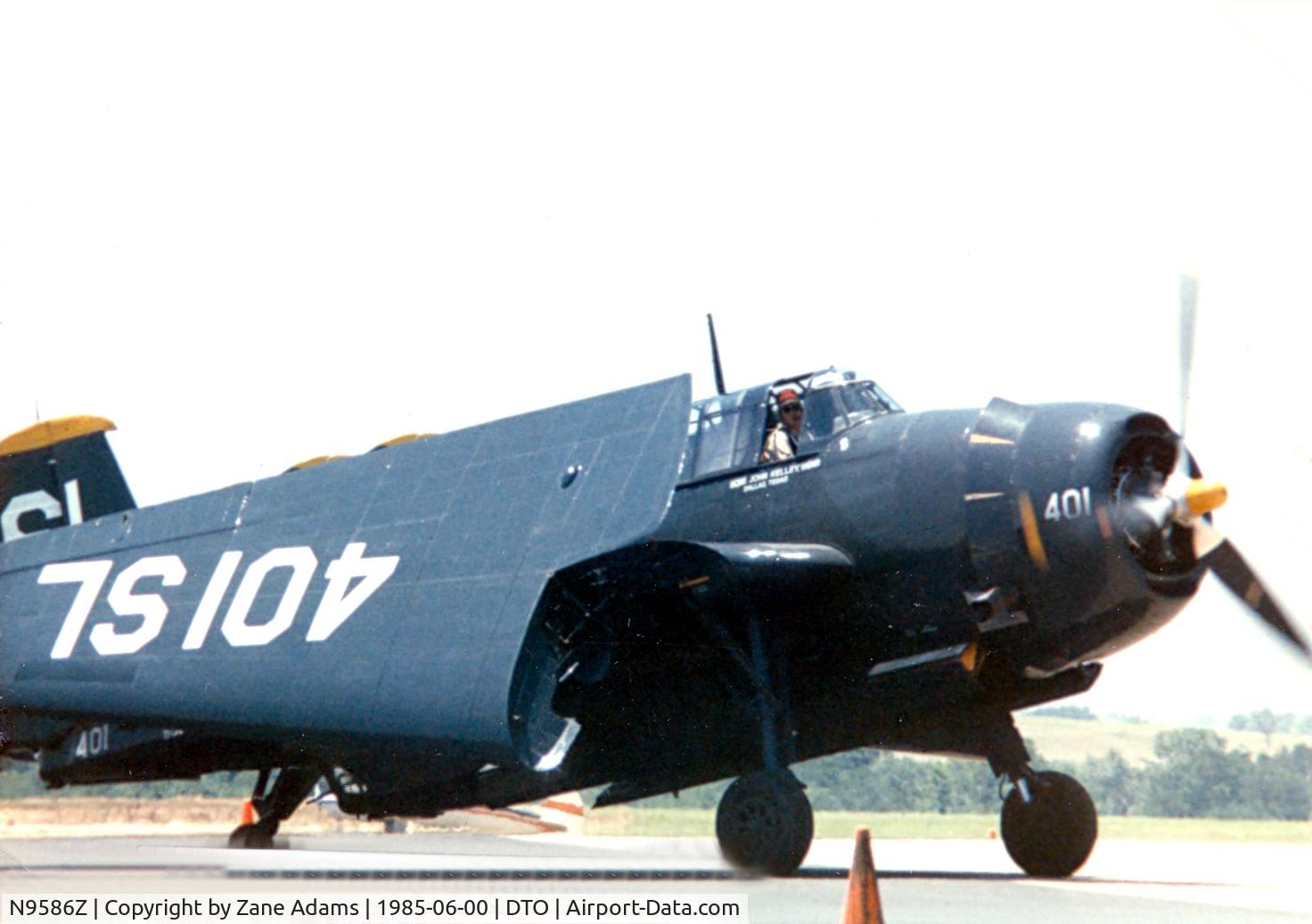 N9586Z, 1945 Grumman TBM-3E Avenger C/N 85886, TBM at CAF Denton Airshow