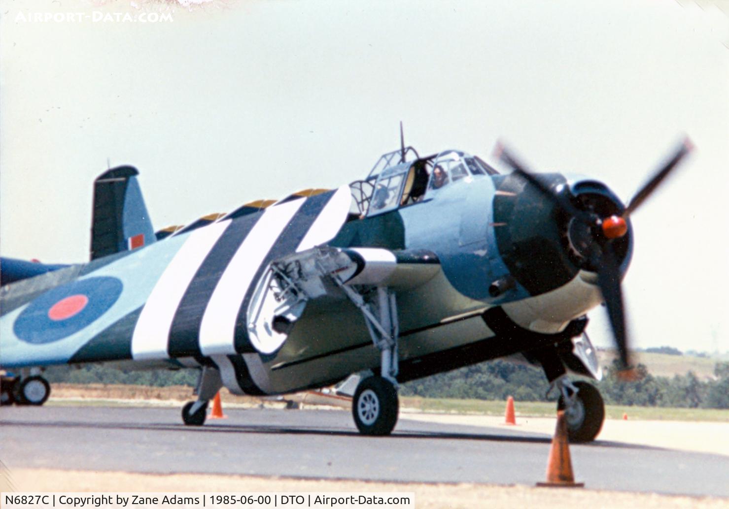 N6827C, 1944 Grumman TBM-3E Avenger C/N 4015, TBM at CAF Denton Airshow
