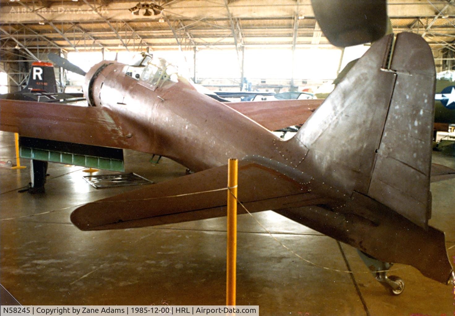 N58245, Mitsubishi A6M2-21 Zero C/N 807, CAF Zero at Harlingen - THis aircraft is currently on display at the Pacific Aviation Museum Pearl Harbor