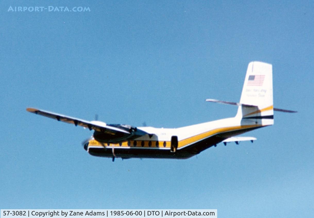 57-3082, 1957 De Havilland Canada YC-7A Caribou (YAC-1) C/N 7, This aircraft is currently on display at Dyess AFB, TX - it was one of the first five ordered by the US Army - Flown by the Golden Knights from 1980- 1985