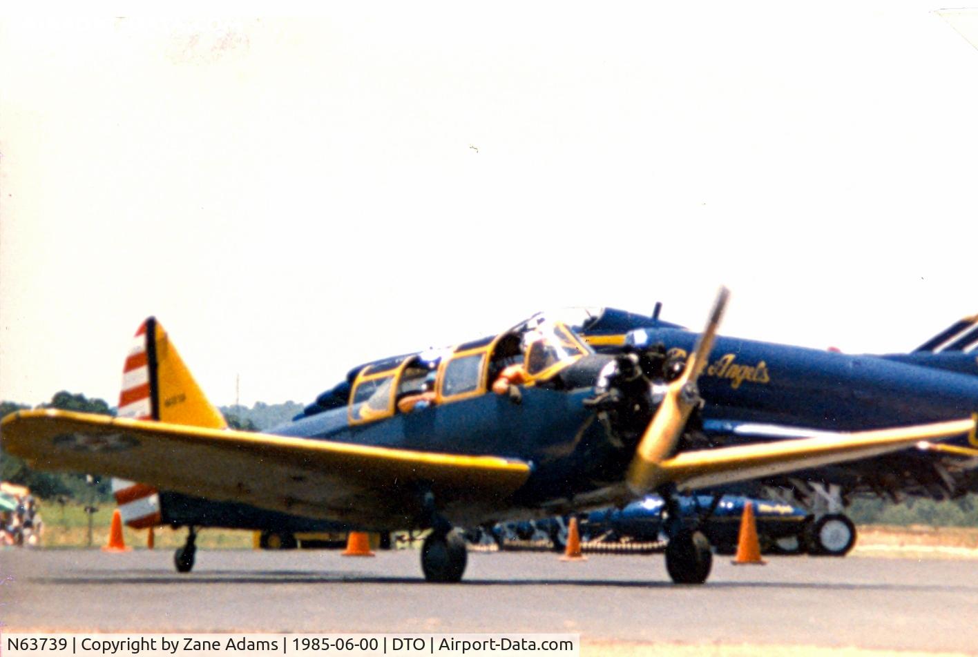 N63739, 1943 Fairchild (Aeronca) PT-23A Cornell C/N 1223AE, At CAF Denton Airshow