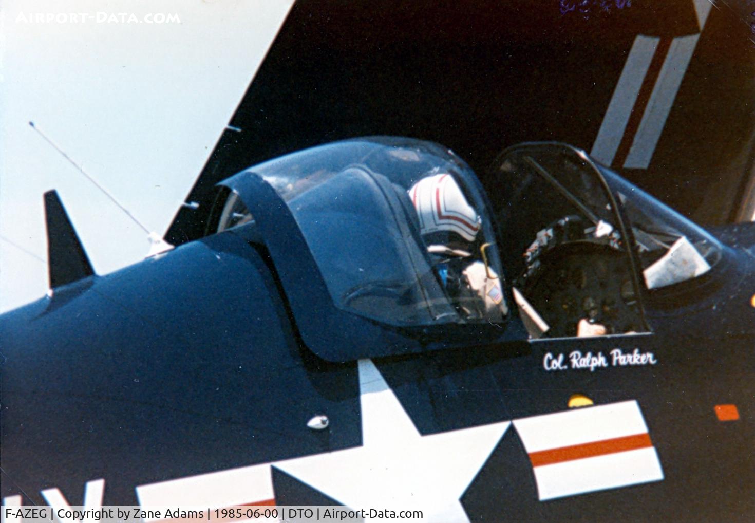 F-AZEG, 1944 Vought F4U-5NL Corsair C/N 124-724, At CAF Denton Airshow