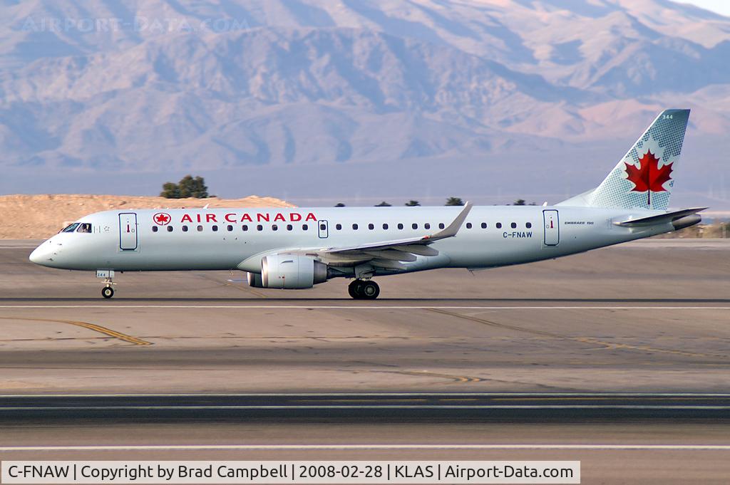 C-FNAW, 2008 Embraer 190AR (ERJ-190-100IGW) C/N 19000149, Air Canada / 2008 Embraer 190-100IGW / Test Reg No. - PT-SAC / Delivery Date - Feb., 15, 2008