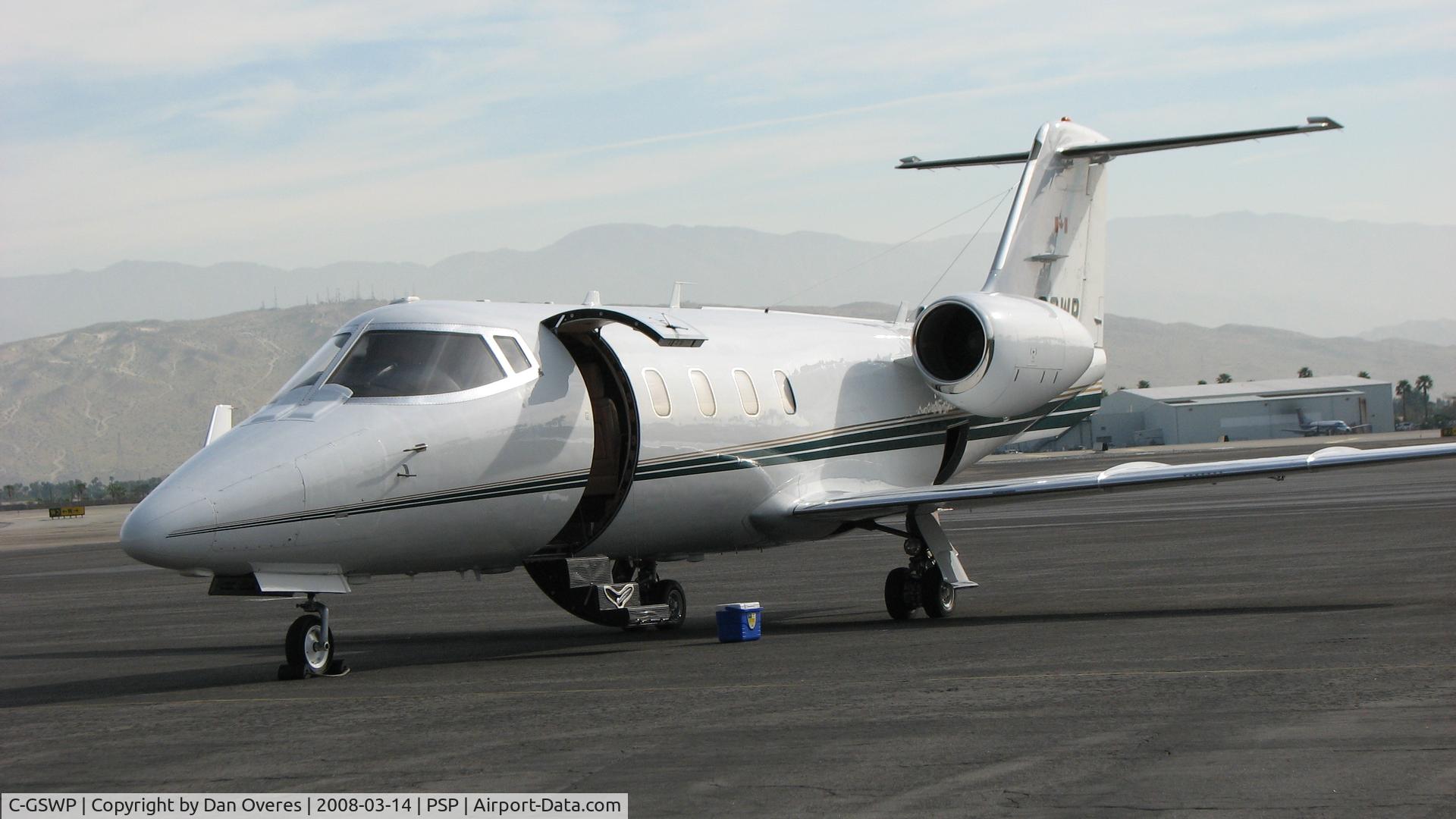 C-GSWP, 1982 Gates Learjet 55 C/N 55-019, On the ground in Palm Springs