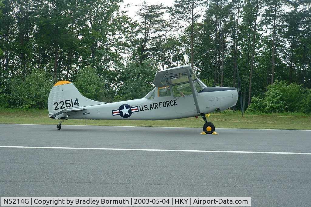N5214G, 1951 Cessna 305A C/N 22514, During the 2003 Warbirds Over Hickory Airshow.