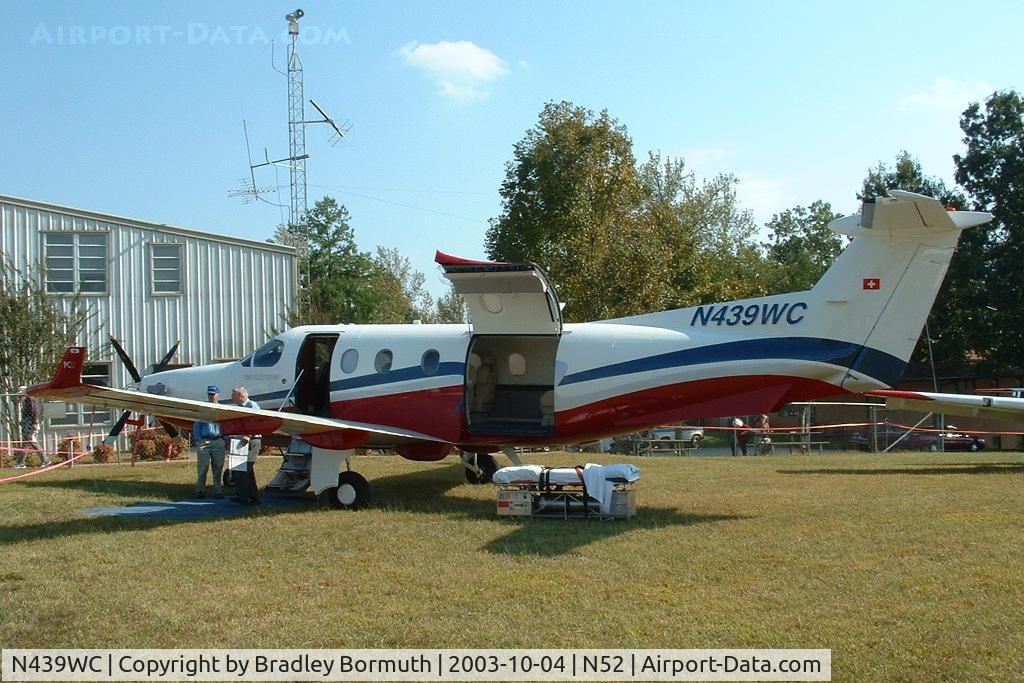 N439WC, 2002 Pilatus PC-12/45 C/N 439, During an open house at JAARS in Waxhaw, NC.