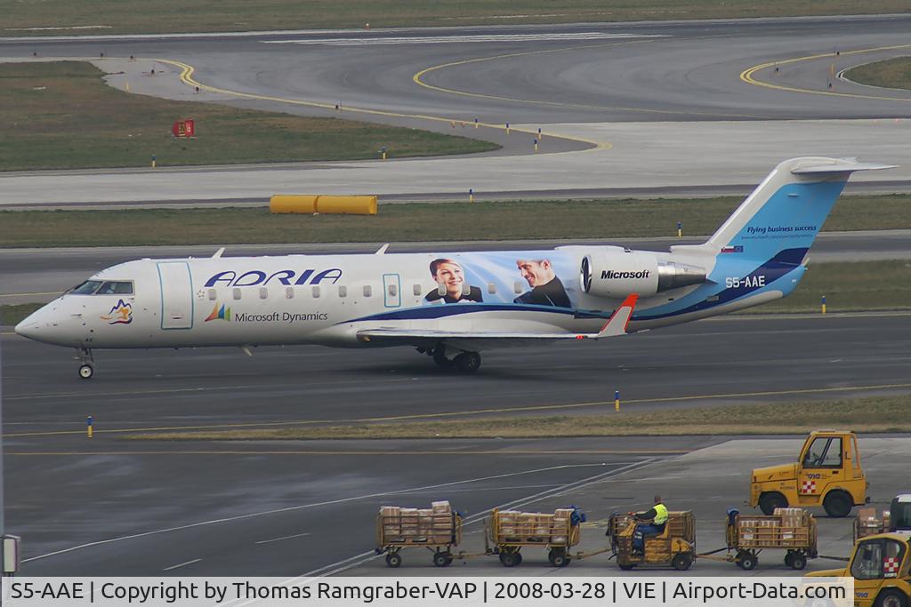 S5-AAE, 1998 Canadair CRJ-200LR (CL-600-2B19) C/N 7170, Adria Airways Canadair Regionaljet