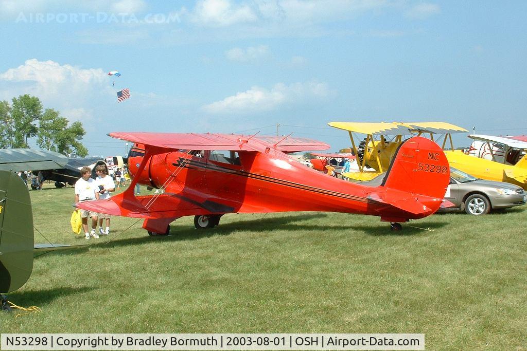 N53298, 1943 Beech D17S Staggerwing C/N 4900, A great day to take pictures.