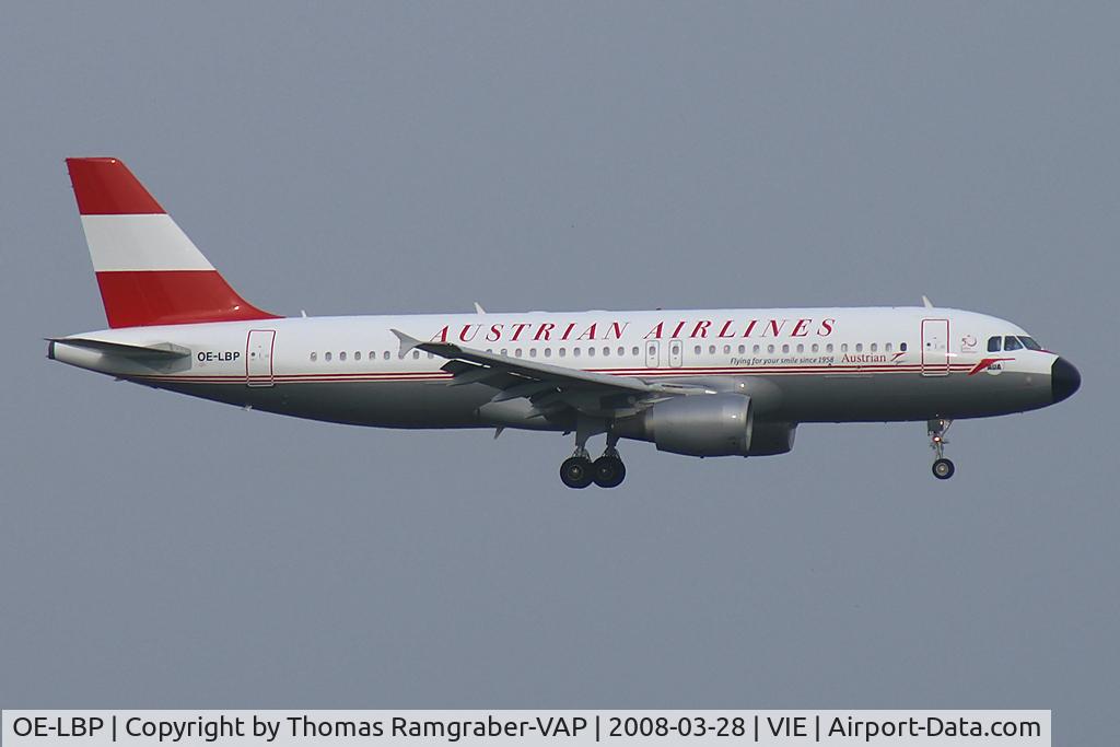 OE-LBP, 1998 Airbus A320-214 C/N 797, Austrian Airlines Airbus A320