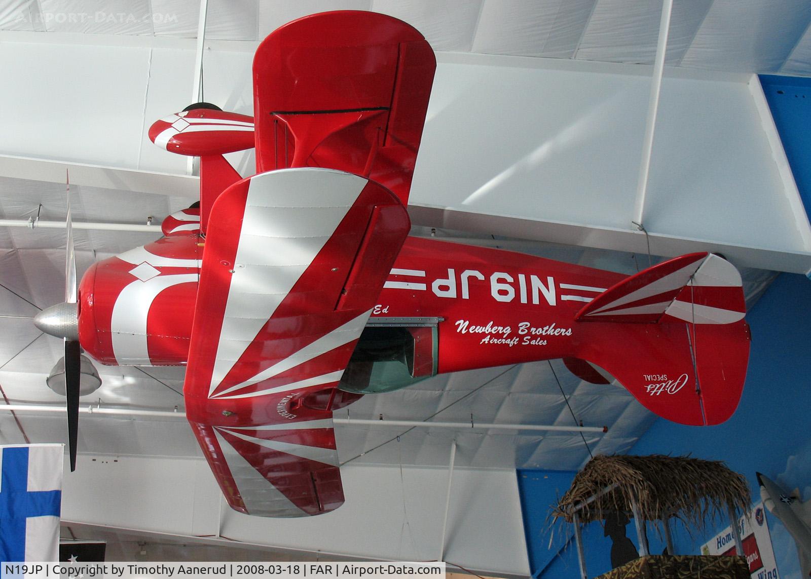 N19JP, 1974 Pitts S-1 Special C/N 397H, Fargo Air Museum, Pitts Special, must be deregistered