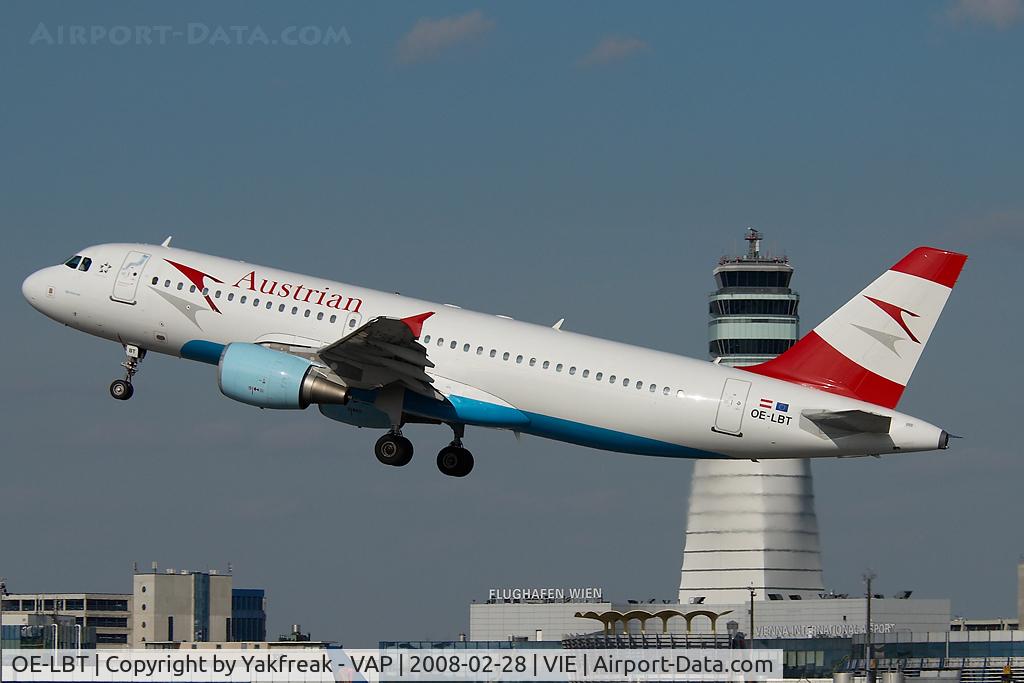 OE-LBT, 2000 Airbus A320-214 C/N 1387, Austrian Airlines Airbus 320