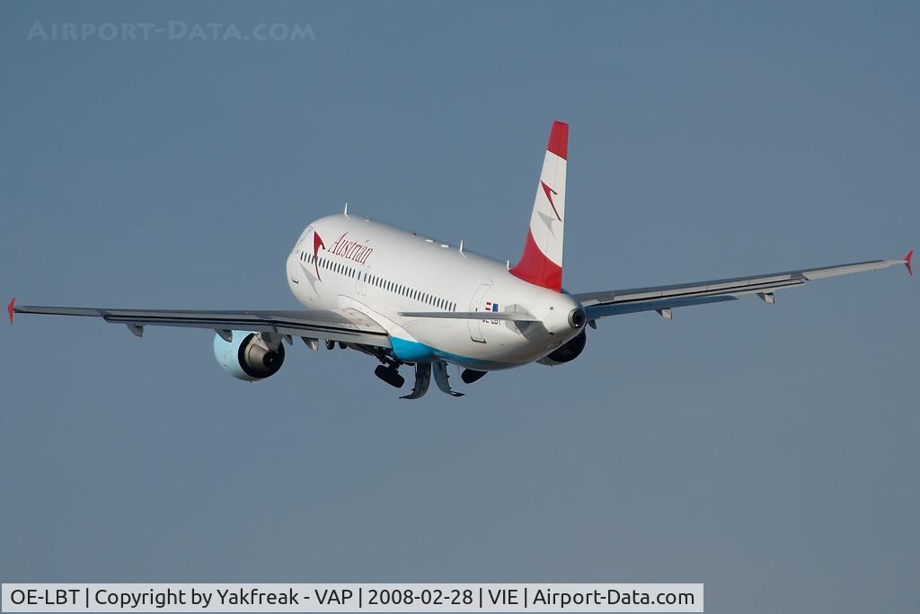 OE-LBT, 2000 Airbus A320-214 C/N 1387, Austrian Airlines Airbus 320