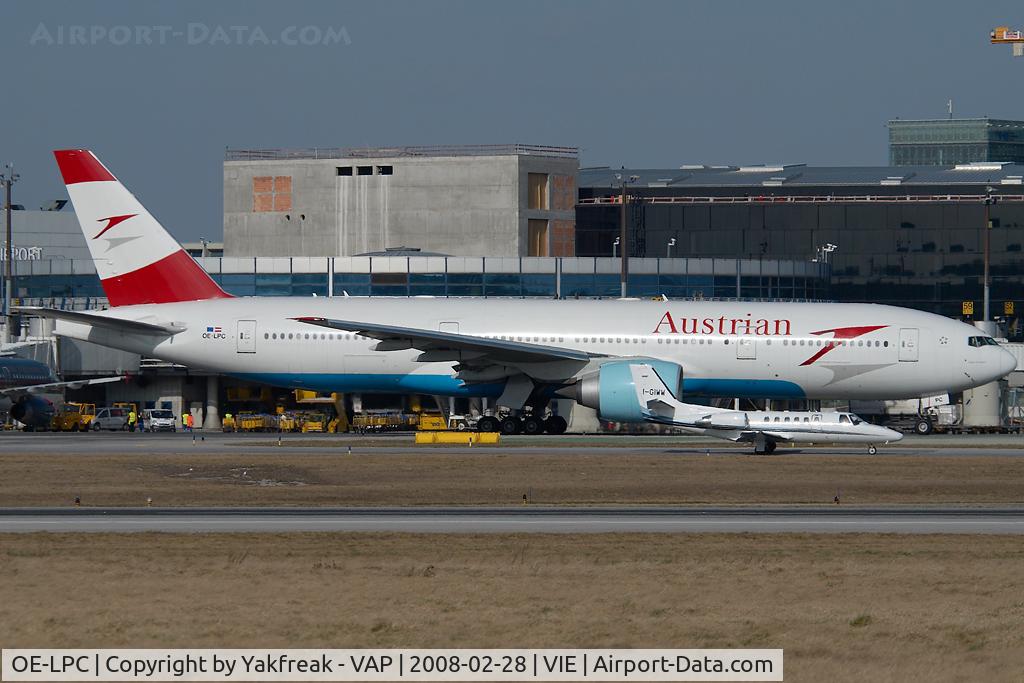 OE-LPC, 2002 Boeing 777-2Z9/ER C/N 29313, Austrian Airlines Boeing 777-200