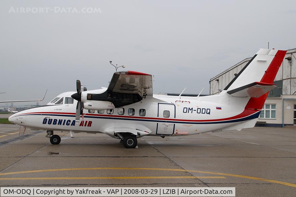 OM-ODQ, Let L-410UVP Turbolet C/N 841320, Dubnica Air Let 410