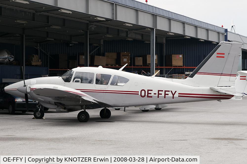OE-FFY, 1974 Piper PA-23-250 Aztec E C/N 27-7405365, owner: Niederösterreichischer Fallschirmspringer Club