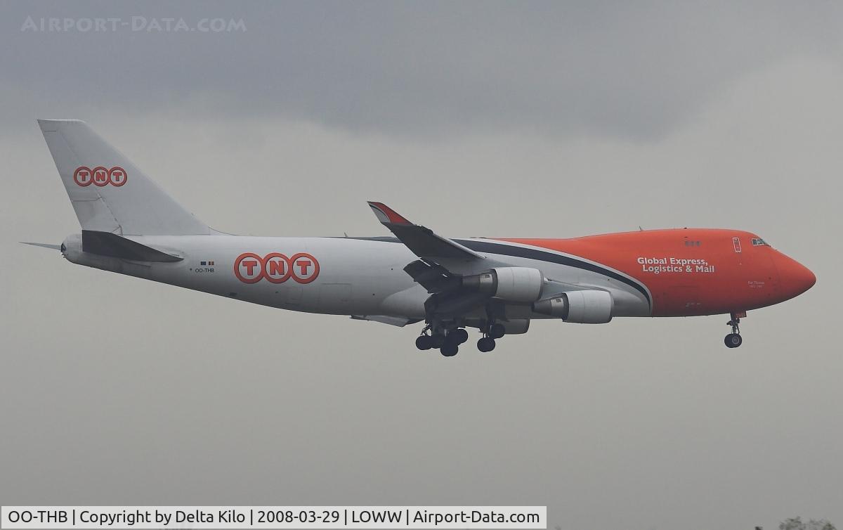 OO-THB, 2007 Boeing 747-4HAERF C/N 35234, TNT Boeing 747-4HAERF