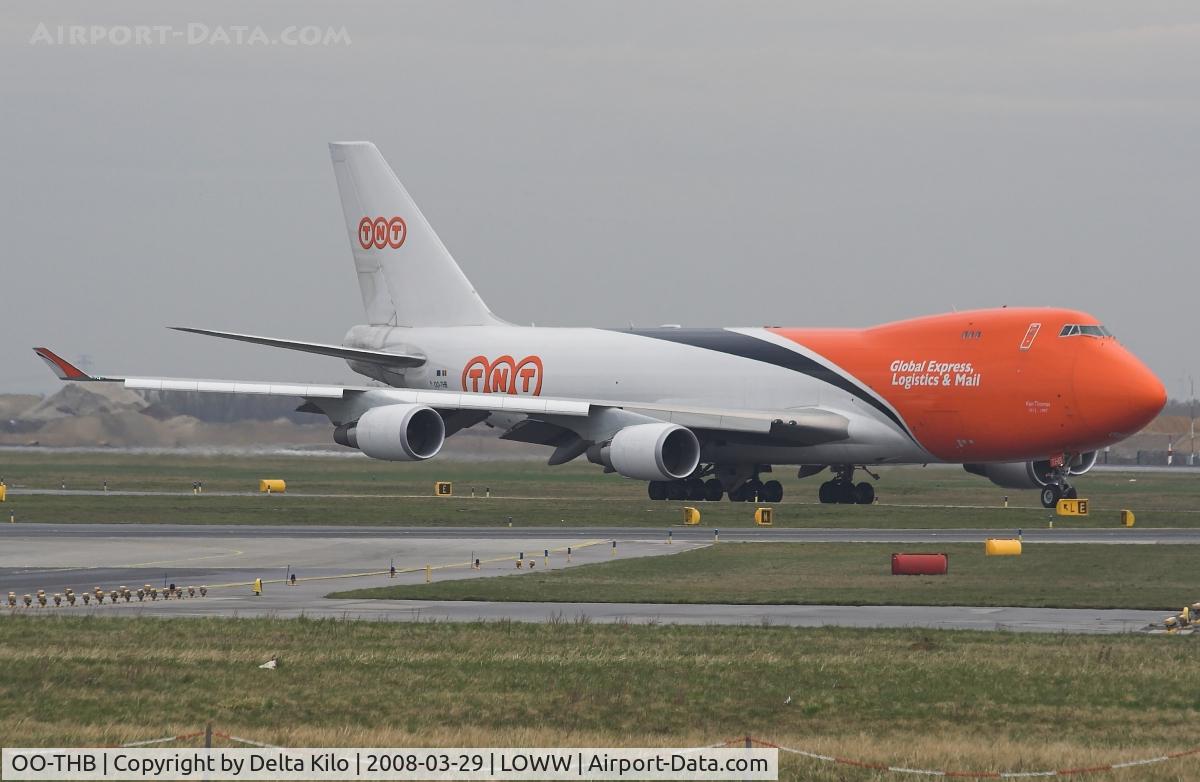 OO-THB, 2007 Boeing 747-4HAERF C/N 35234, TNT Boeing 747-4HAERF