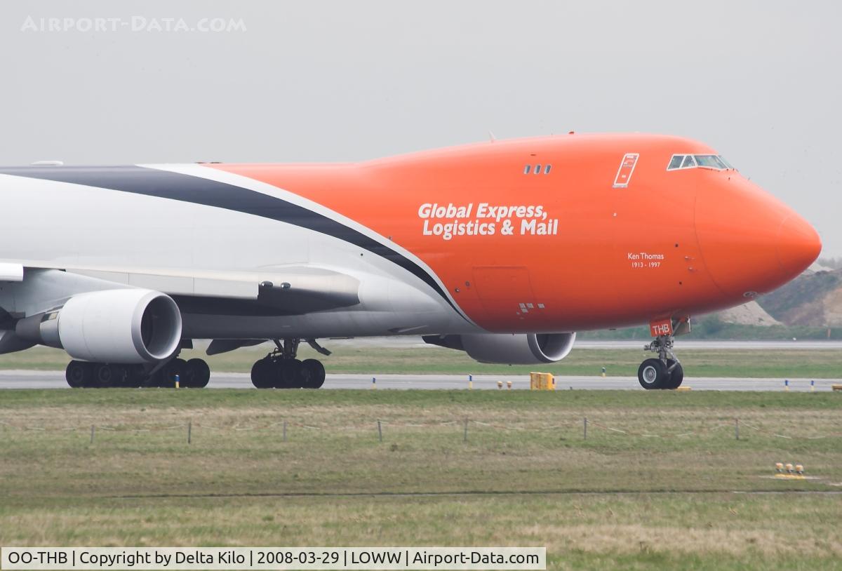 OO-THB, 2007 Boeing 747-4HAERF C/N 35234, TNT Boeing 747-4HAERF