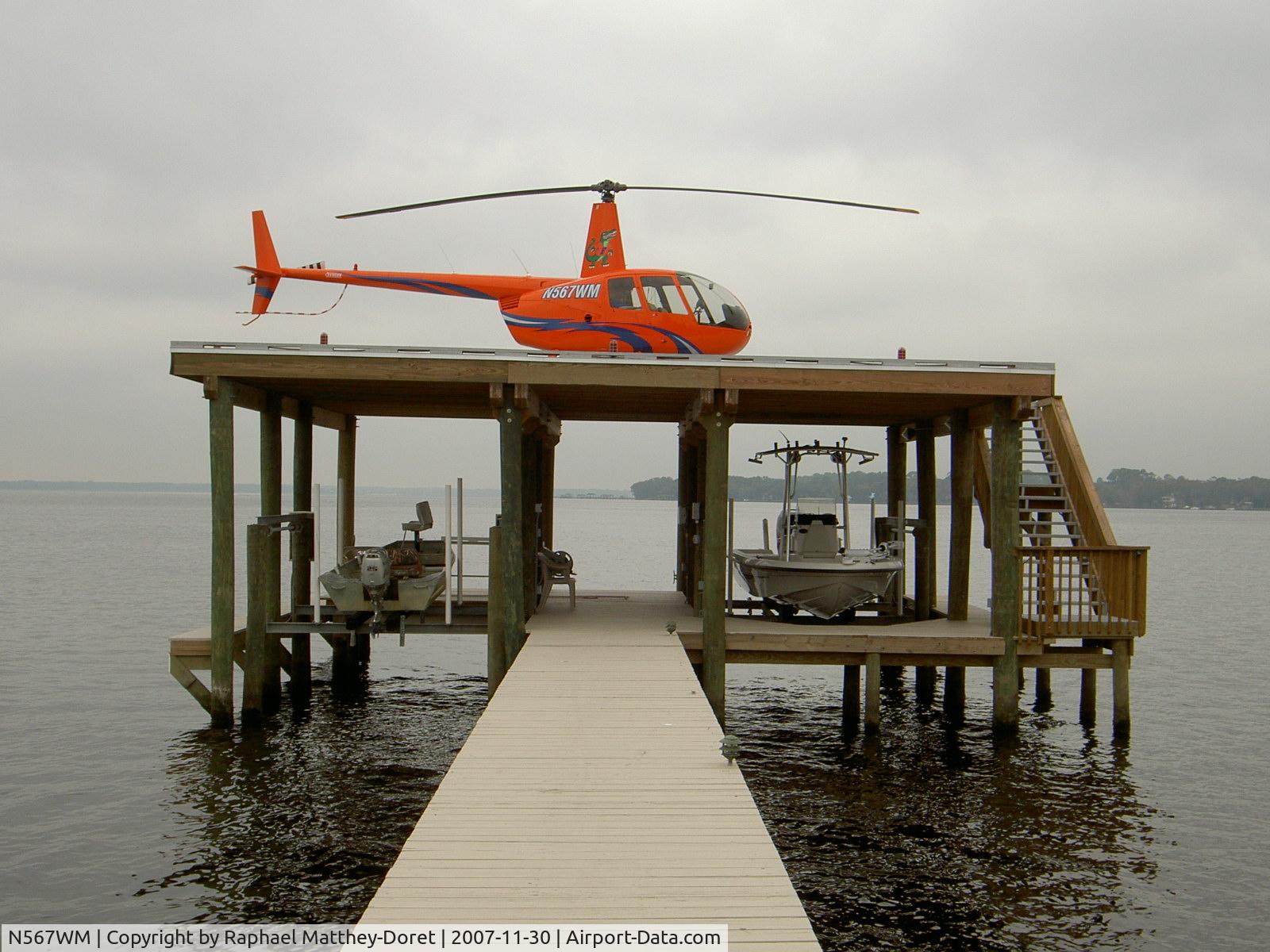 N567WM, 2008 Robinson R44 II C/N 12357, On a private place...