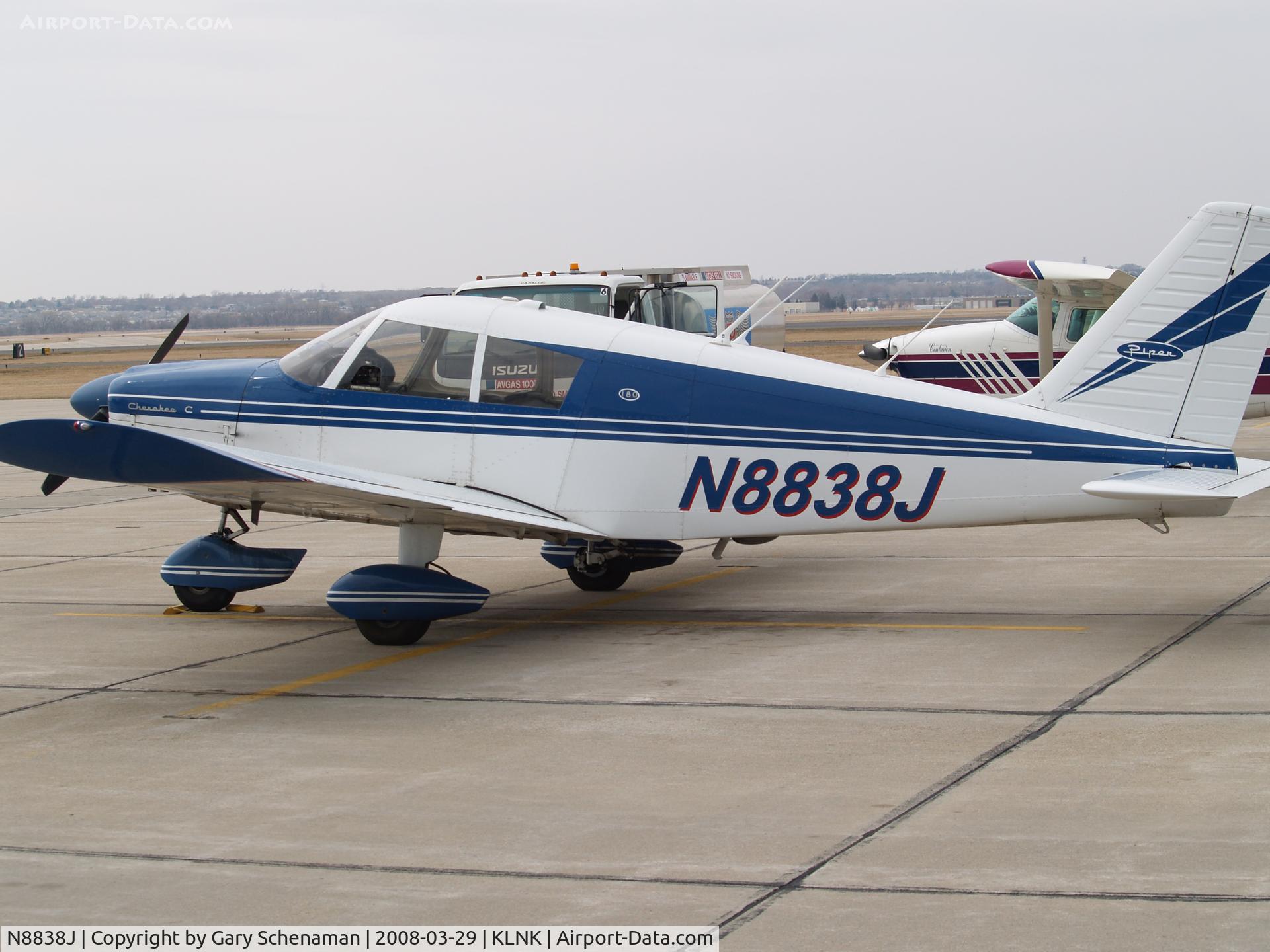 N8838J, 1965 Piper PA-28-180 C/N 28-2795, Lay over