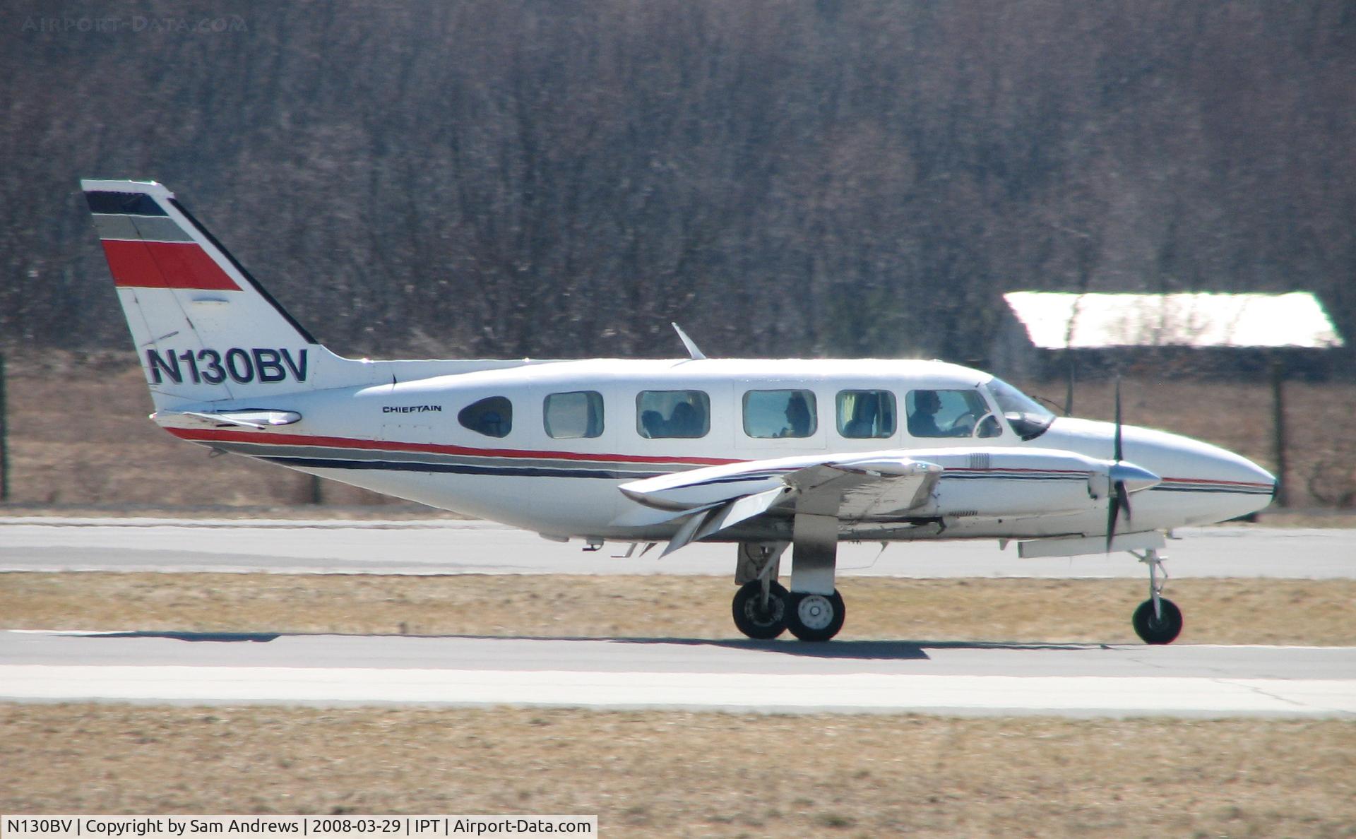 N130BV, Piper PA-31-350 Chieftain C/N 31-7952216, Rolling out!  He hasn't even put any weight on his tires.
