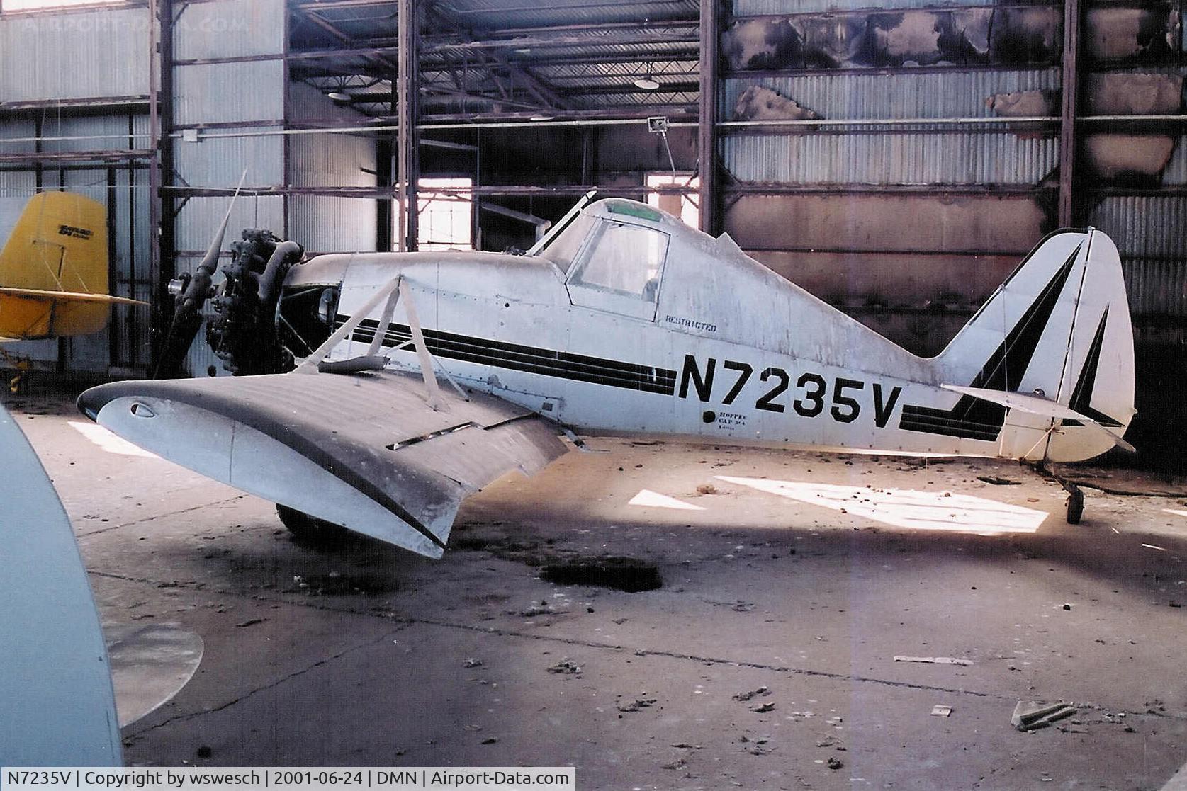 N7235V, 1966 Intermountain Callair A-9 C/N 1272, 1966 Callair A-9, #1272.  R-755 Jacobs conversion.  Farm & Ranch Aviation-Deming, New Mexico.