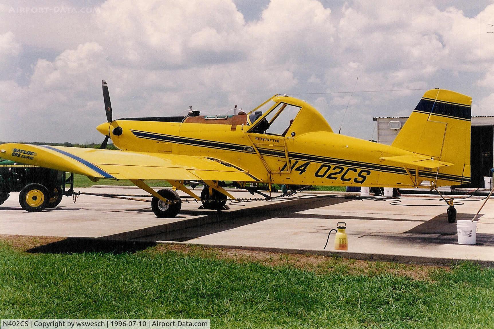 N402CS, 1991 Air Tractor Inc AT-402A C/N 402A-0816, 1991 Air Tractor AT-402A, #402-0816.  M & M Air Service-Fannett, Texas.