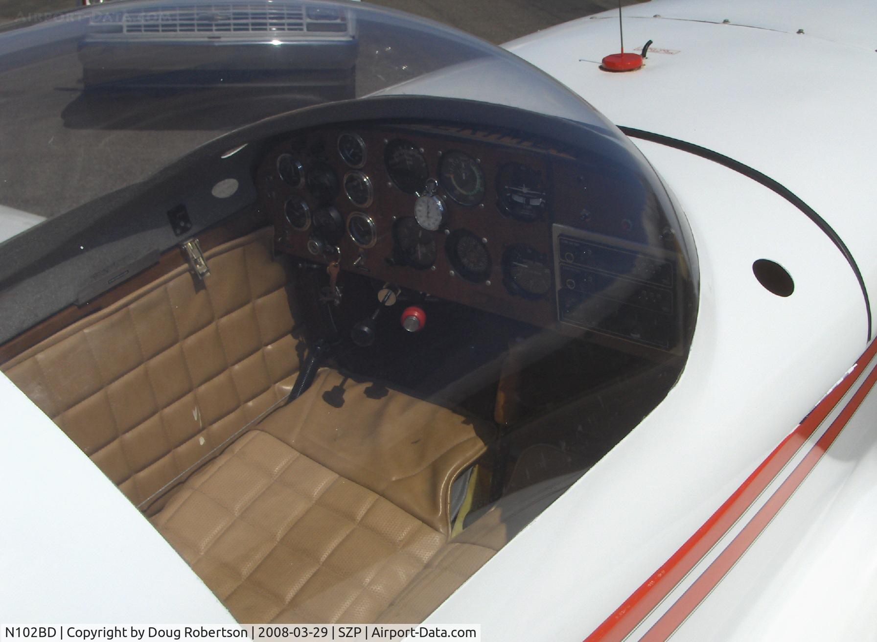 N102BD, Rand Robinson KR-2 C/N 6816, 1989 Dickinson Rand Robinson KR-2, VW modified motorcar engine, panel