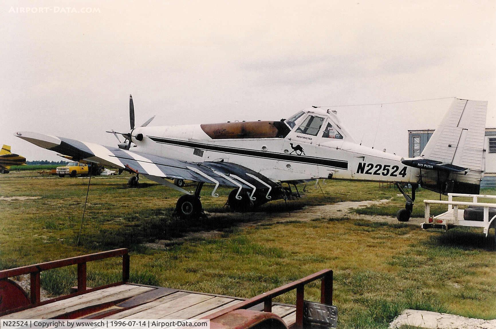 N22524, 1989 PZL-Mielec M-18A C/N 1Z020-28, 1989 WSK-PZL M-18A Dromader, #1Z020-28.  Cartillar Flying Service-Tilton, Arkansas.