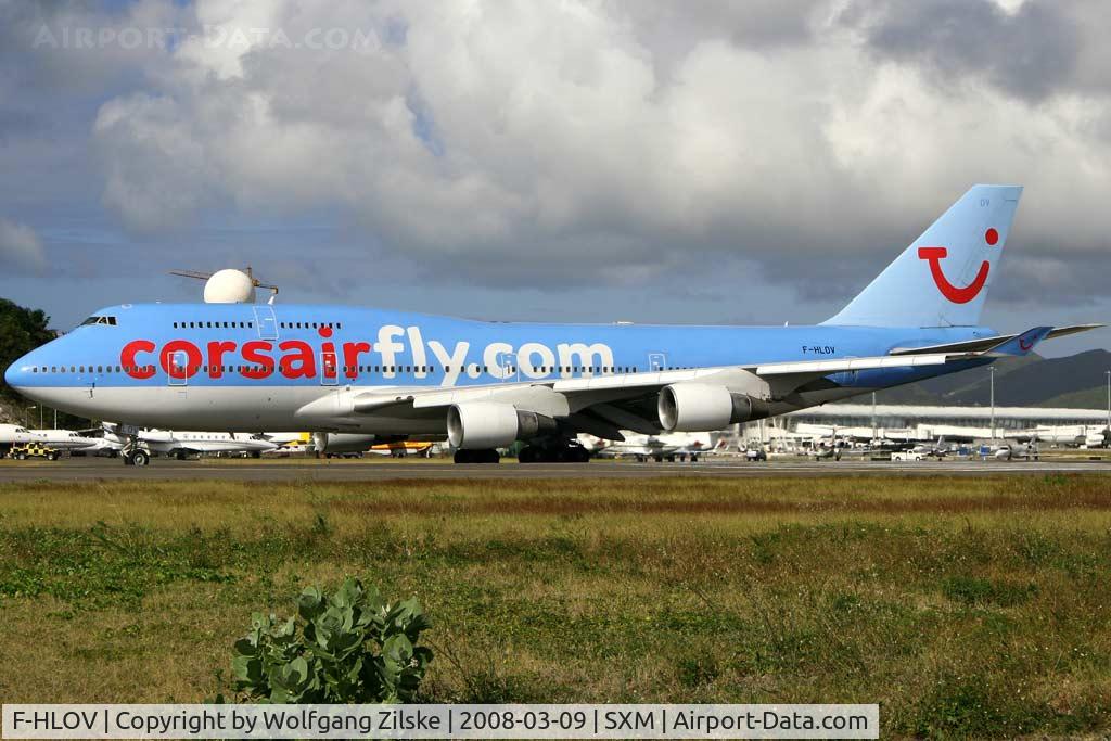 F-HLOV, 1992 Boeing 747-422 C/N 25379, visitor