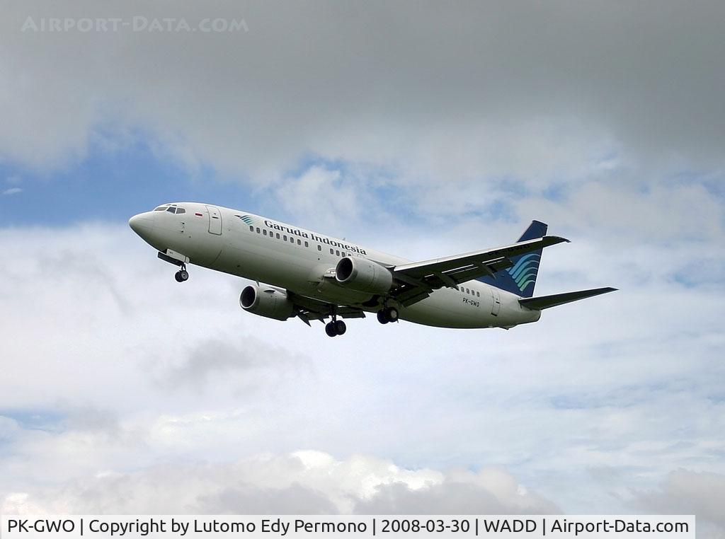 PK-GWO, 1993 Boeing 737-4U3 C/N 25717, Garuda Indonesia