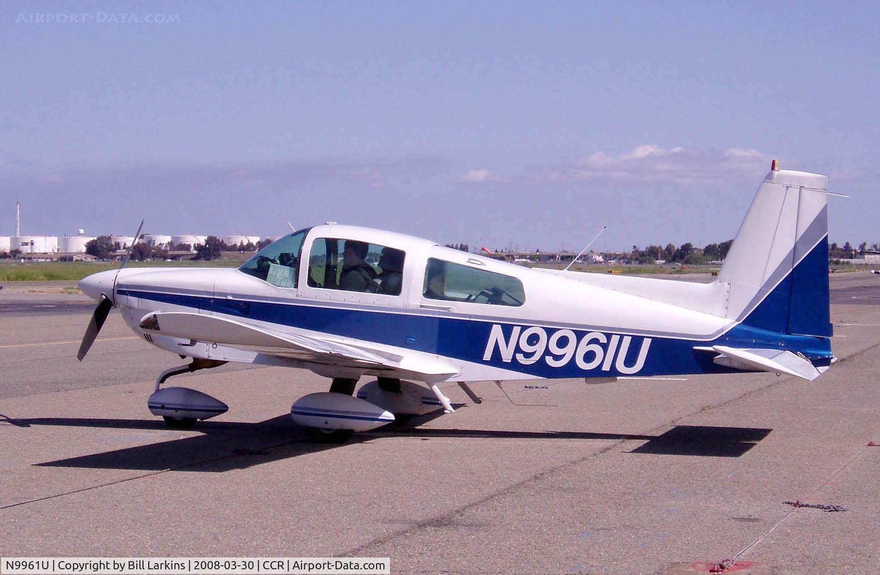 N9961U, 1977 Grumman American AA-5A Cheetah C/N AA5A0361, Visitor from Lake Tahoe.