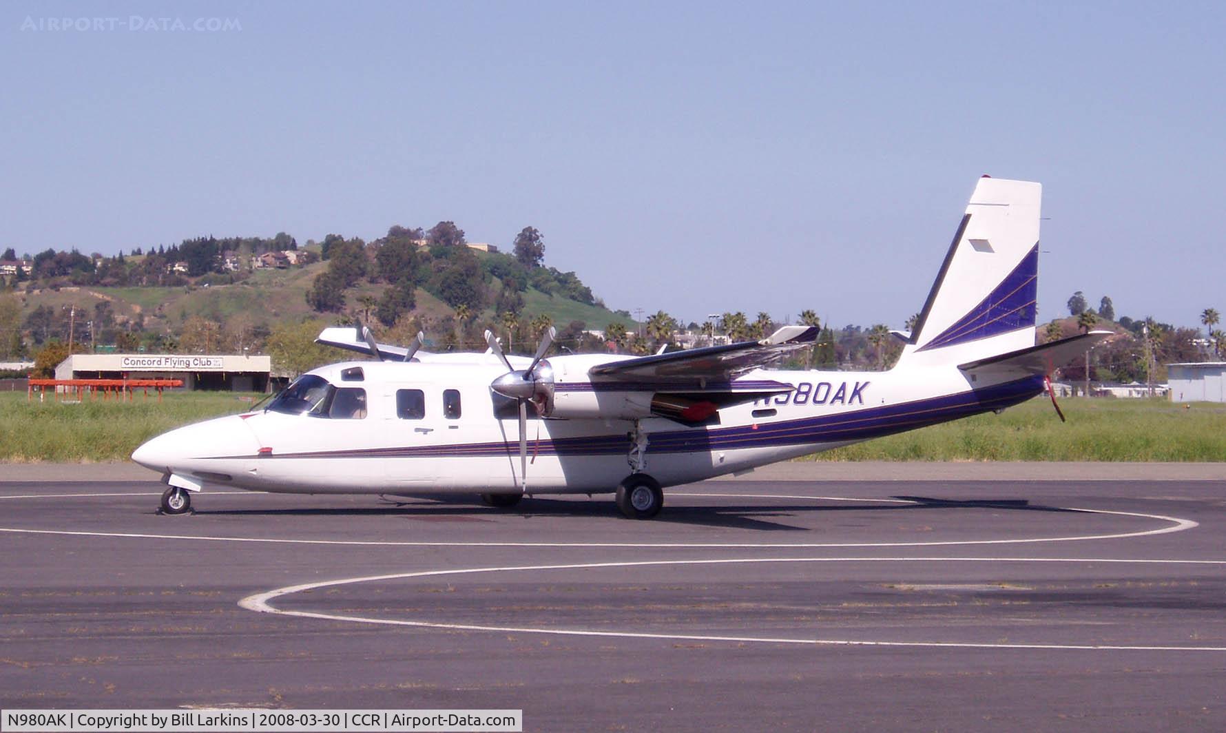 N980AK, 1980 Rockwell International 690C Turbo Commander C/N 11636, Aero Commander 690C