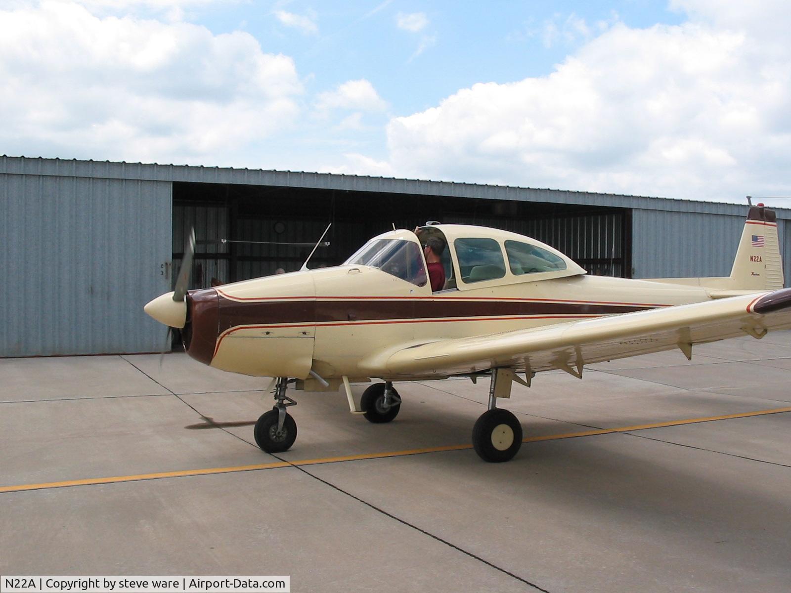 N22A, 1946 North American Navion (NA-145) C/N NAV-4-19, Horse Shoe Bend, Arkansas fly in