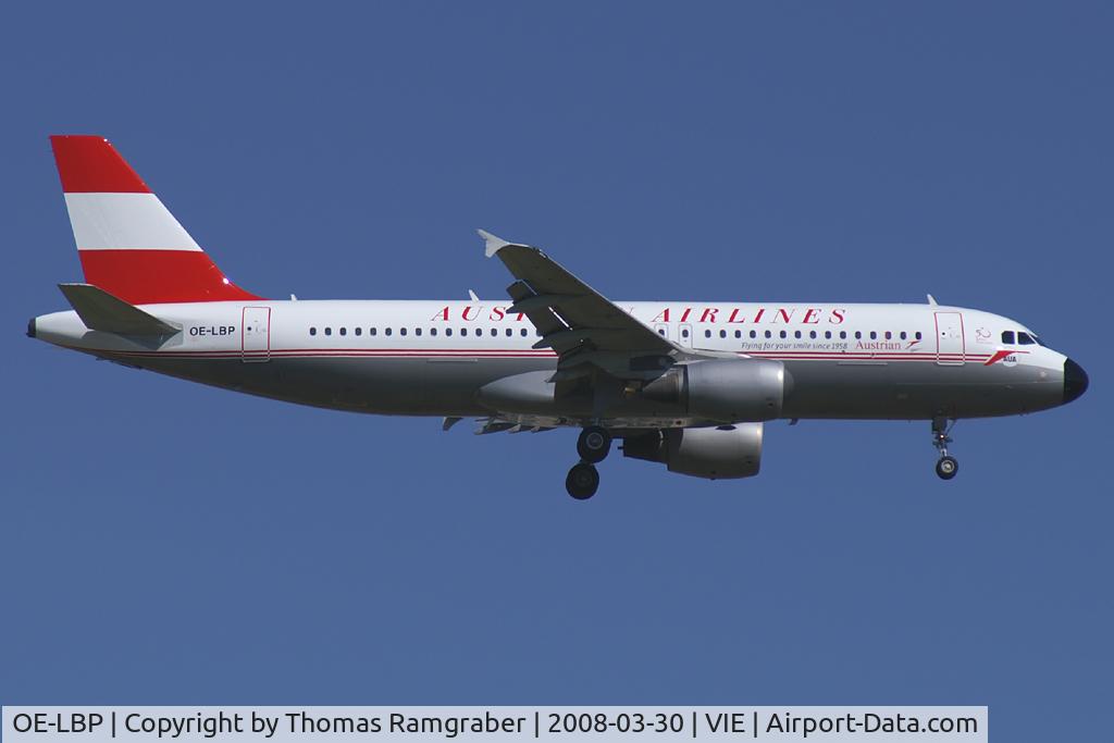OE-LBP, 1998 Airbus A320-214 C/N 797, Austrian Airlines Airbus A320
