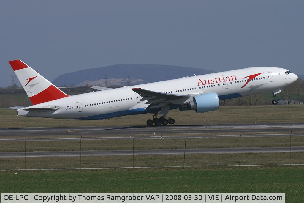 OE-LPC, 2002 Boeing 777-2Z9/ER C/N 29313, Austrian Airlines Boeing 777-200