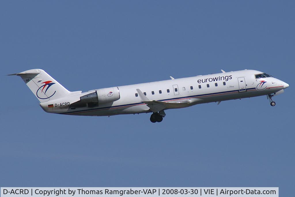 D-ACRD, Canadair CRJ-200ER (CL-600-2B19) C/N 7583, Eurowings Canadair Regionaljet
