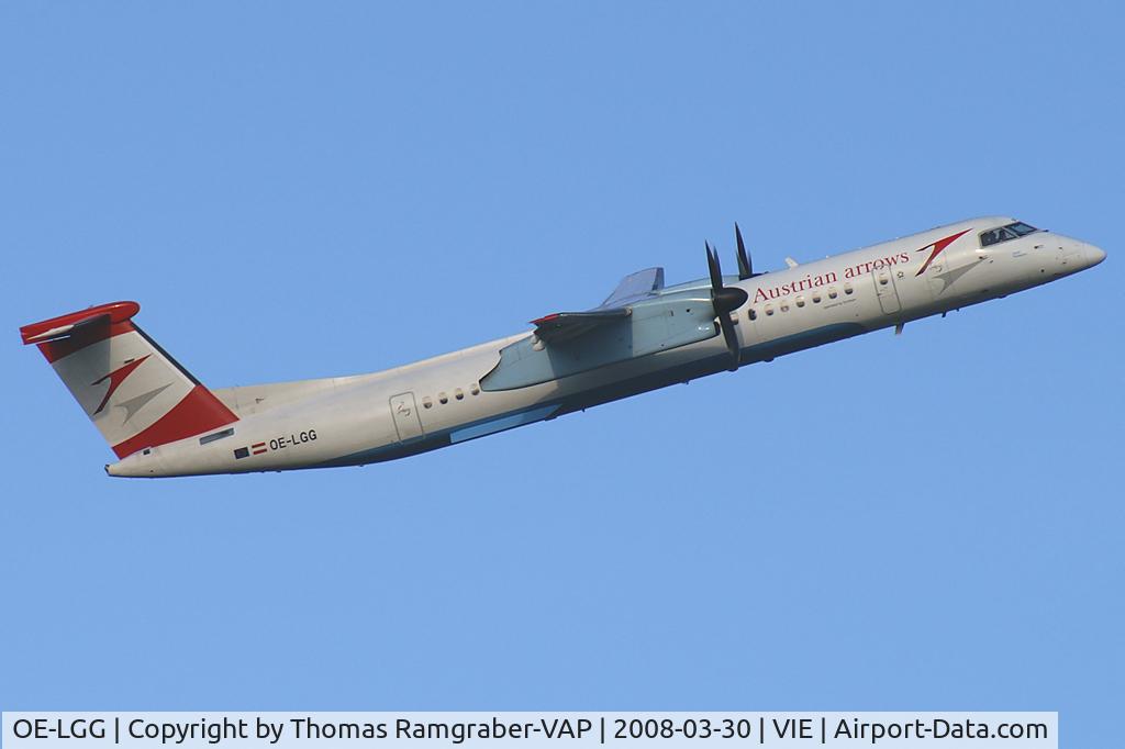 OE-LGG, 2002 De Havilland Canada DHC-8-402Q Dash 8 C/N 4074, Austrian Arrows DeHavilland Canada Dash 8-400
