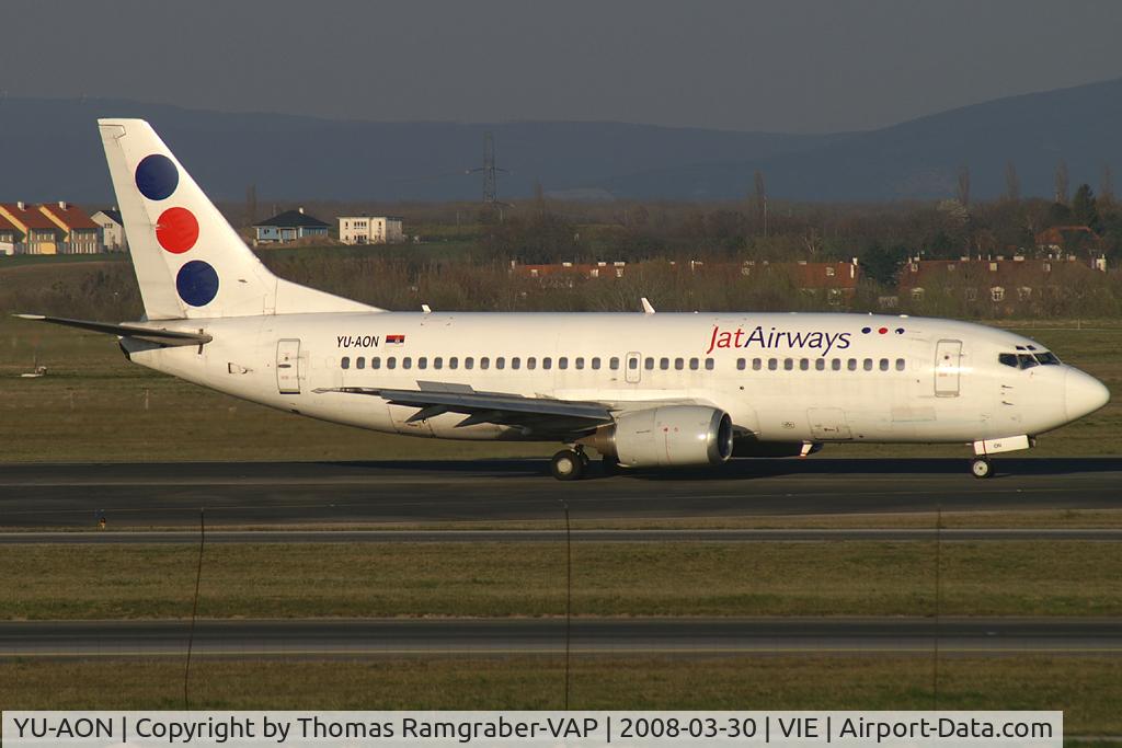 YU-AON, 1987 Boeing 737-3Q4 C/N 24208/1490, JAT - Yugoslav Airlines Boeing 737-300