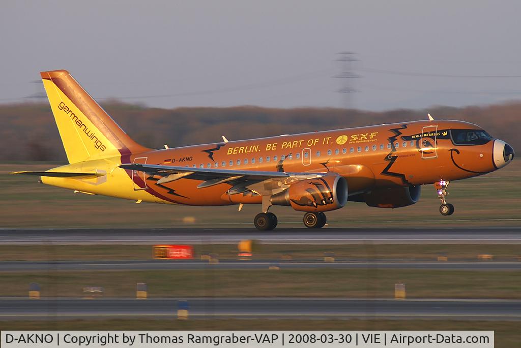 D-AKNO, 1999 Airbus A319-112 C/N 1147, Germanwings Airbus A319