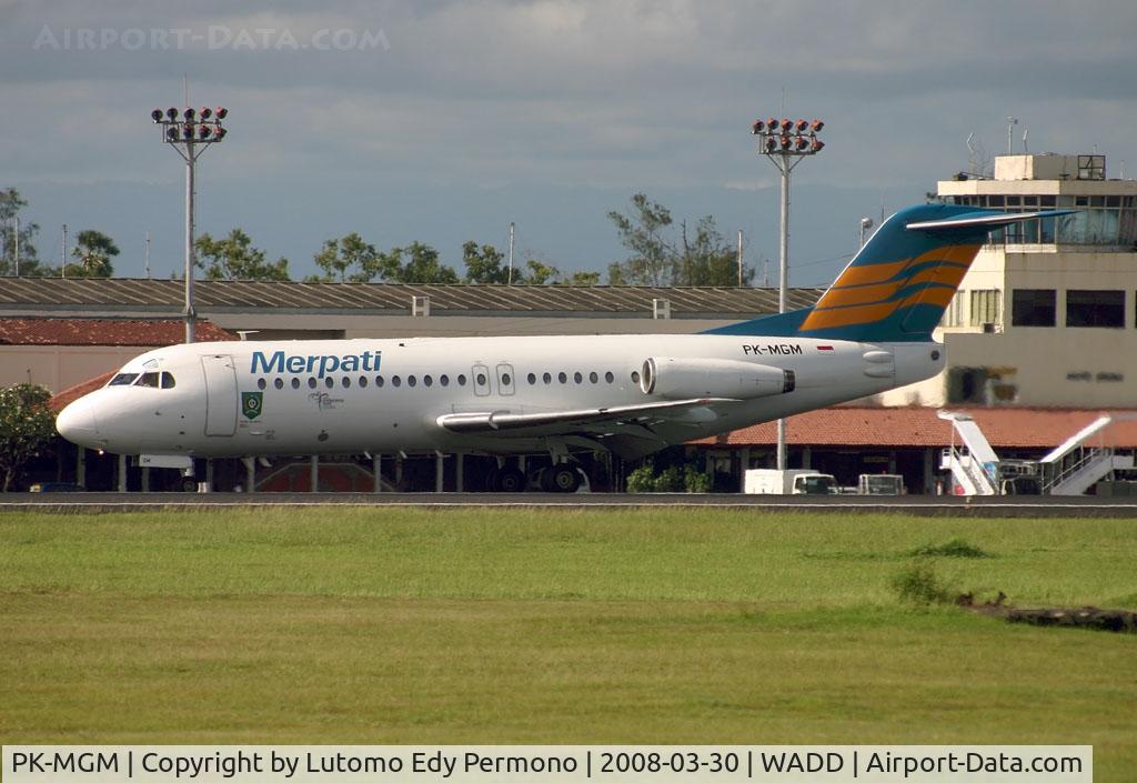 PK-MGM, 1983 Fokker F-28-4000 Fellowship C/N 11199, Merpati