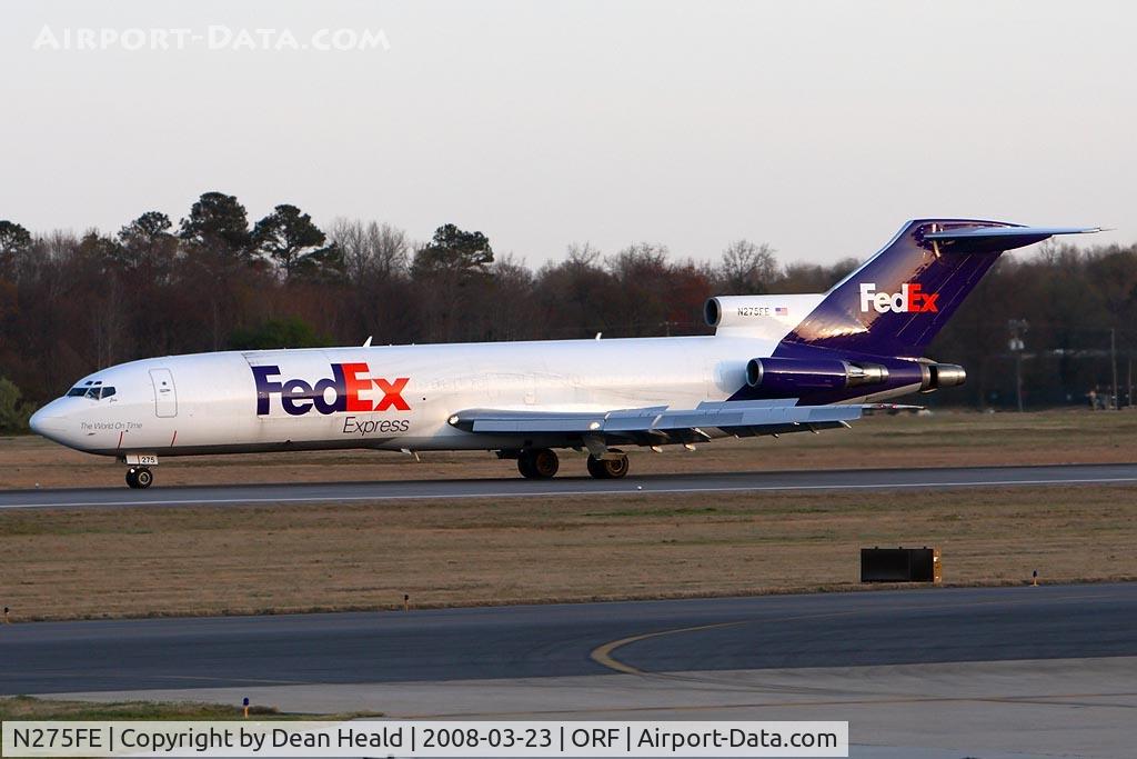 N275FE, 1980 Boeing 727-233F C/N 22040, FedEx N275FE 